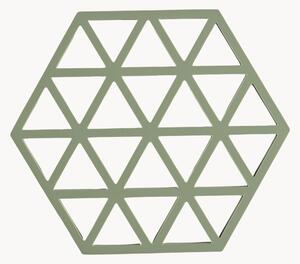 Komplet podstawek z silikonu Triangles, 6 elem
