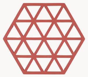 Komplet podstawek z silikonu Triangles, 6 elem