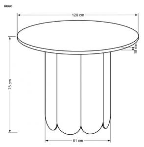 EMWOmeble HUGO stół okrągły, dąb naturalny (1p=1szt)