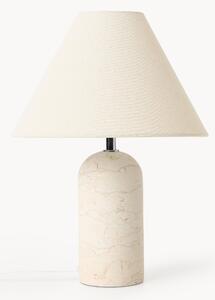 Lampa stołowa z marmurową podstawą Gia