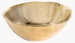 Ręcznie wykonana miska z porcelany Gold Edge
