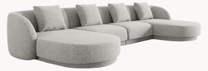 Sofa panoramiczna z szenilu Tulum (5-osobowa)