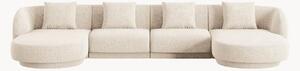 Sofa panoramiczna z szenilu Tulum (5-osobowa)