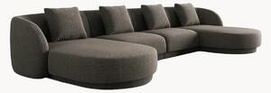 Sofa panoramiczna z szenilu Tulum (5-osobowa)