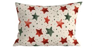 Poszewka na poduszkę z mikrofibry COLORFUL STARS 50x70 cm, kolorowa