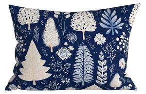 Poszewka na poduszkę z mikrofibry INDIGO BLOOM 50x70 cm, niebieska