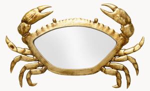 Ręcznie wykonana dekoracja ścienna ze szkła Crab
