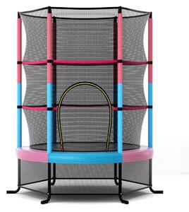 Trampolina ogrodowa z siatką zabezpieczającą Ø165 cm