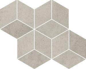 Pure City Grys Mozaika Prasowana Romb Hexagon 20,4x23,8