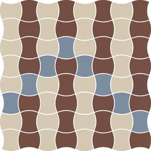 Modernizm Bianco Mozaika Prasowana K.3,6X4,4 Mix B 30,86x30,86
