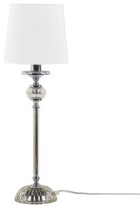 Lampa stołowa vintage biała na stolik nocny do salonu do sypialni Kubena Beliani