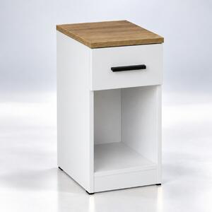 Szafka nocna KOLUMNA 1S 29 cm – 1 szuflada i wysoka wnęka | ArtD Home