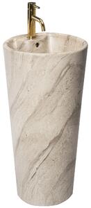 Umywalka Ceramiczna Wolnostojąca Blanka Natural Matt Marmur