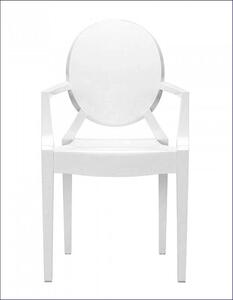Krzesło w stylu louis ghost Esper - biały