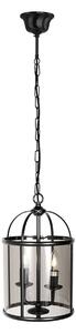 Steinhauer Lampa wisząca Pimpernel, możliwość ściemniania, czarny, przedpokój, metal, antyczny