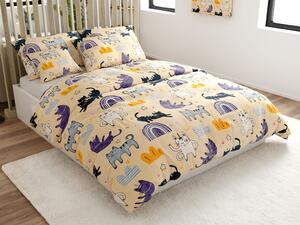 Pościel z mikropluszu PURRSLEEP beżowa Rozmiar pościeli: 70 x 90 cm | 140 x 220 cm