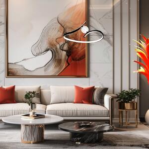 Lampa wisząca Perla Milagro Lighting, czarny, salon / jadalnia, metal, nowoczesny