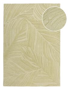 Zielony wełniany dywan 200x290 cm Lino Leaf – Flair Rugs