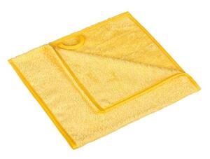 Bellatex Ręcznik frotte żółty, 30 x 50 cm