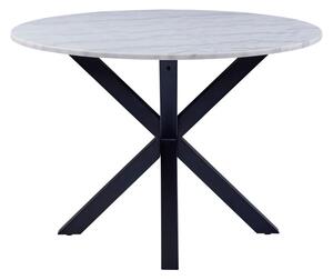 Stół z marmurowym blatem Actona Heaven, ⌀ 110 cm