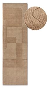 Beżowy wełniany chodnik tkany ręcznie 80x250 cm Charlotte – Villeroy&Boch