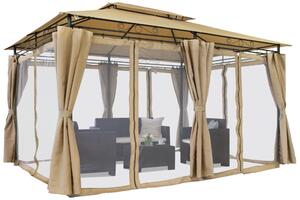 Pawilon ogrodowy Ibiza 3x4m kremowy z moskitierą Garden Point