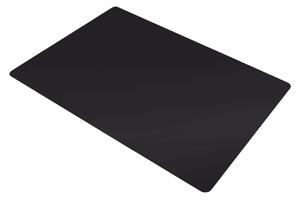 Czarna plastikowa mata pod krzesło 100 x 140 cm