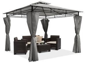 Pawilon ogrodowy Ibiza 3x3 m antracytowy Garden Point