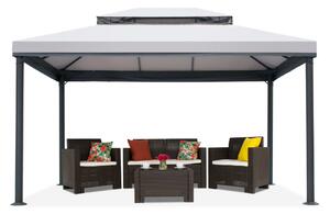 Szary pawilon ogrodowy Walencja 3x4 m Garden Point