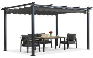 Pergola tarasowa Barbados 3x3 m Garden Point antracyt