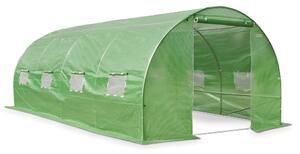 Tunel foliowy z metalowym stelażem 3x6m Garden Point zielony
