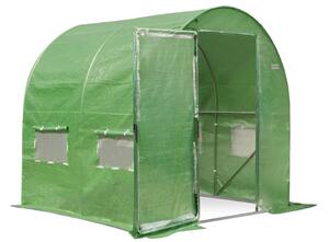 Tunel foliowy 2x2m Garden Point zielony z drzwiami