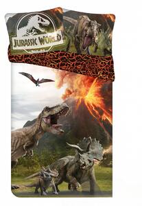 Pościel dziecięca bawełniana JURASSIC WORLD kolorowa Rozmiar pościeli: 70 x 90 cm | 140 x 200 cm