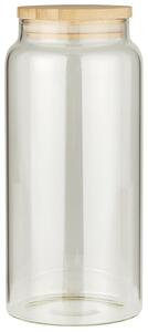 Szklany słoik na żywność BAMBOO z bambusową pokrywką 1300 ml