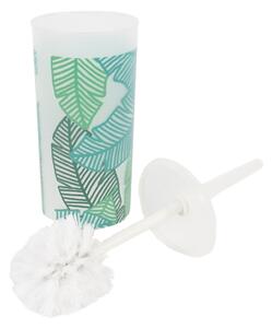 Szczotka toaletowa ze stojakiem CHANTILLY 35 cm biała
