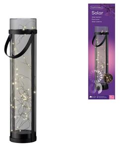 Lampa solarna LANTERN GREY 46 cm szara