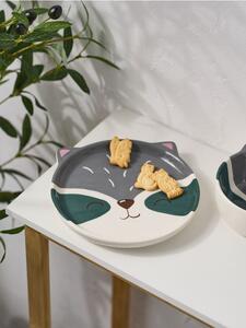 Sinsay - Talerz ceramiczny z motywem szopa - wielobarwny