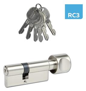Richter ES.30/35K.NI wkładka cylindryczna z gałką 30+35K mm, 6 kluczy