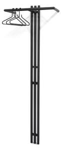Czarny metalowy wieszak ścienny 65 cm Senza – Spinder Design