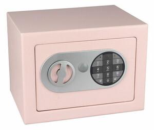 Rcihter Stalowy sejf z zamkiem elektronicznym, różowy