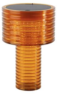 Zewnetrzna Lampa stołowa pomarańczowa z tworzywa sztucznego z LED, ładowana solarnie IP44 - Ambar Oswietlenie zewnetrzne