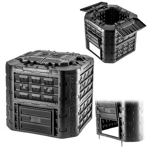 Kompostownik ogrodowy Fixem 650L czarny