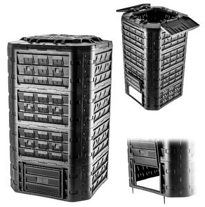 Kompostownik ogrodowy Fixem 1250L czarny