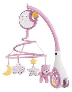 Chicco Chicco - Karuzela nad łóżeczko z muzyką 3w1 NEXT2DREAMS 3xAA różowa AG0141