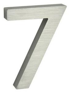 Aluminiowy numer domu 7, 3D, pow. szlifowana