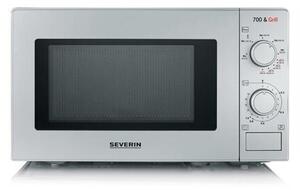Severin MW 7900 kuchenka mikrofalowa z grillem, srebrny