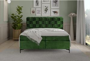 Dwuosobowe łóżko kontynentalne Ramaro z materacem 160x200
