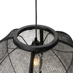 Orientalna lampa wisząca czarna 48 cm - Rob Oswietlenie wewnetrzne