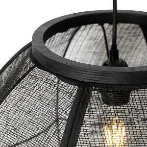 Orientalna lampa wisząca czarna 46 cm - Rob Oswietlenie wewnetrzne