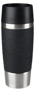 Tefal Tefal - Kubek podróżny 360 ml TRAVEL MUG stal nierdzewna/czarny GS0238